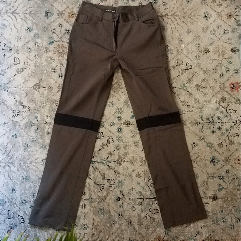 Vintage Helmut Lang stripe Pants w/ deep pockets
